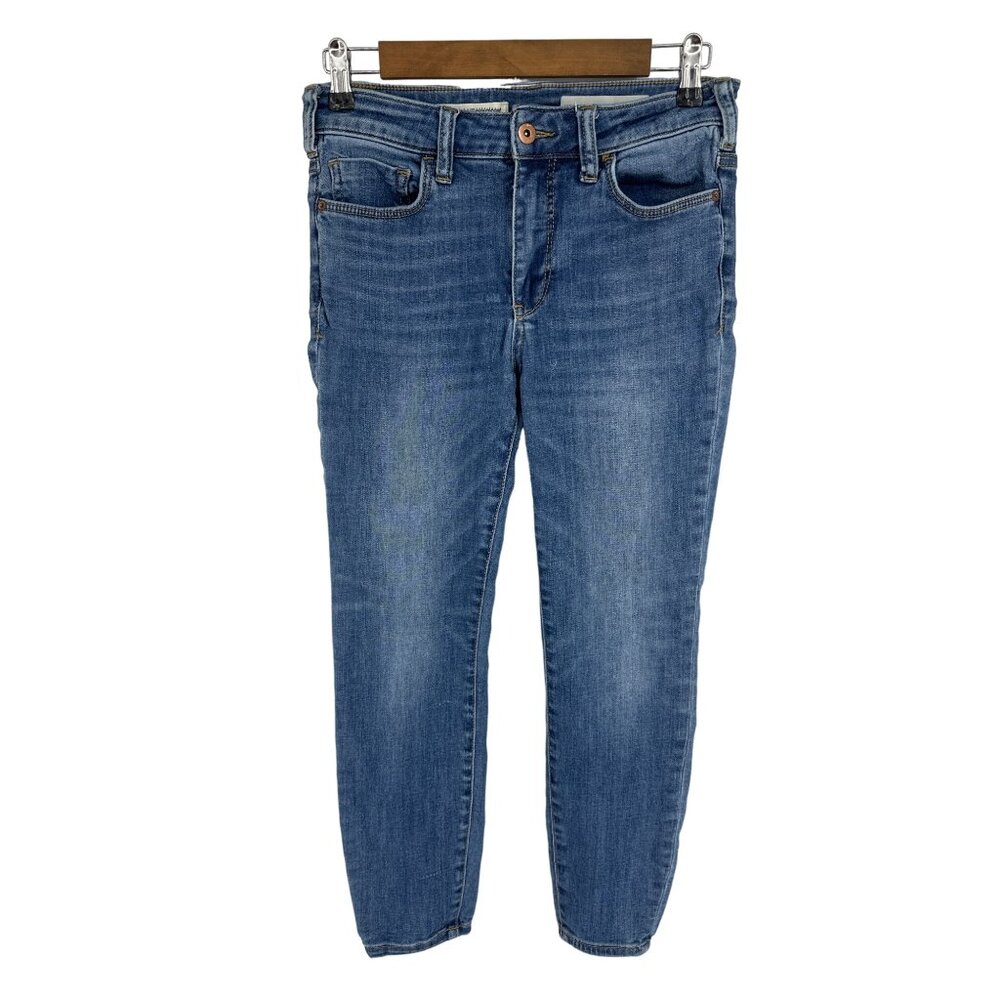 Pilcro by Anthropologie High Rise Denim Leggings Size 28 Petite